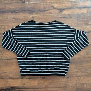 Lightweight Vince Wool/Cashmere Striped Boatneck Sweater